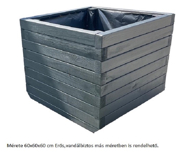 Új prémium virágláda 60x60x60 borovi fenyő antracit
Ár:51.500ft Br.